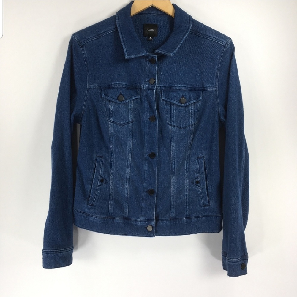 Liverpool Jean's Denim Jacket Dark wash Size Large